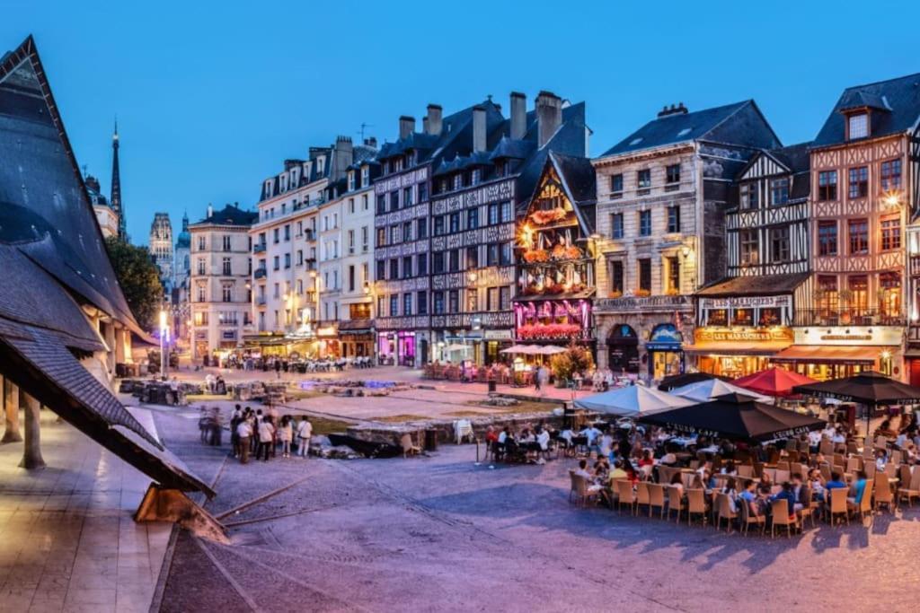 Rouen Hyper Centre 55 M2, La Glamour Suite 5* Luaran gambar