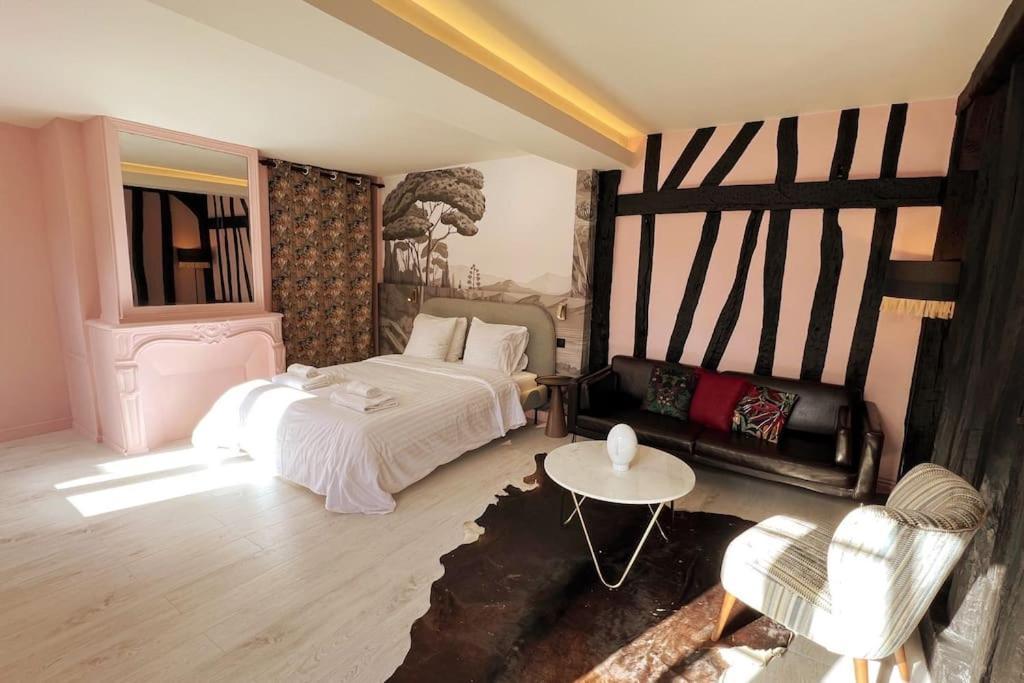 Rouen Hyper Centre 55 M2, La Glamour Suite 5* Luaran gambar